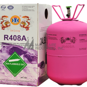 R-408A Refrigerant – 10.9lb Iceloong Factory Sealed Cylinder HCFC Blend for R-502 Replacement in Commercial Refrigeration