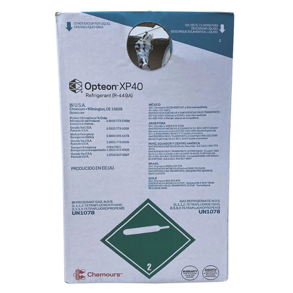 R-449A Refrigerant – XP40 Factory Sealed Cylinder | HFO Blend | Low-GWP Replacement for R-404A & R-22 - Image 4